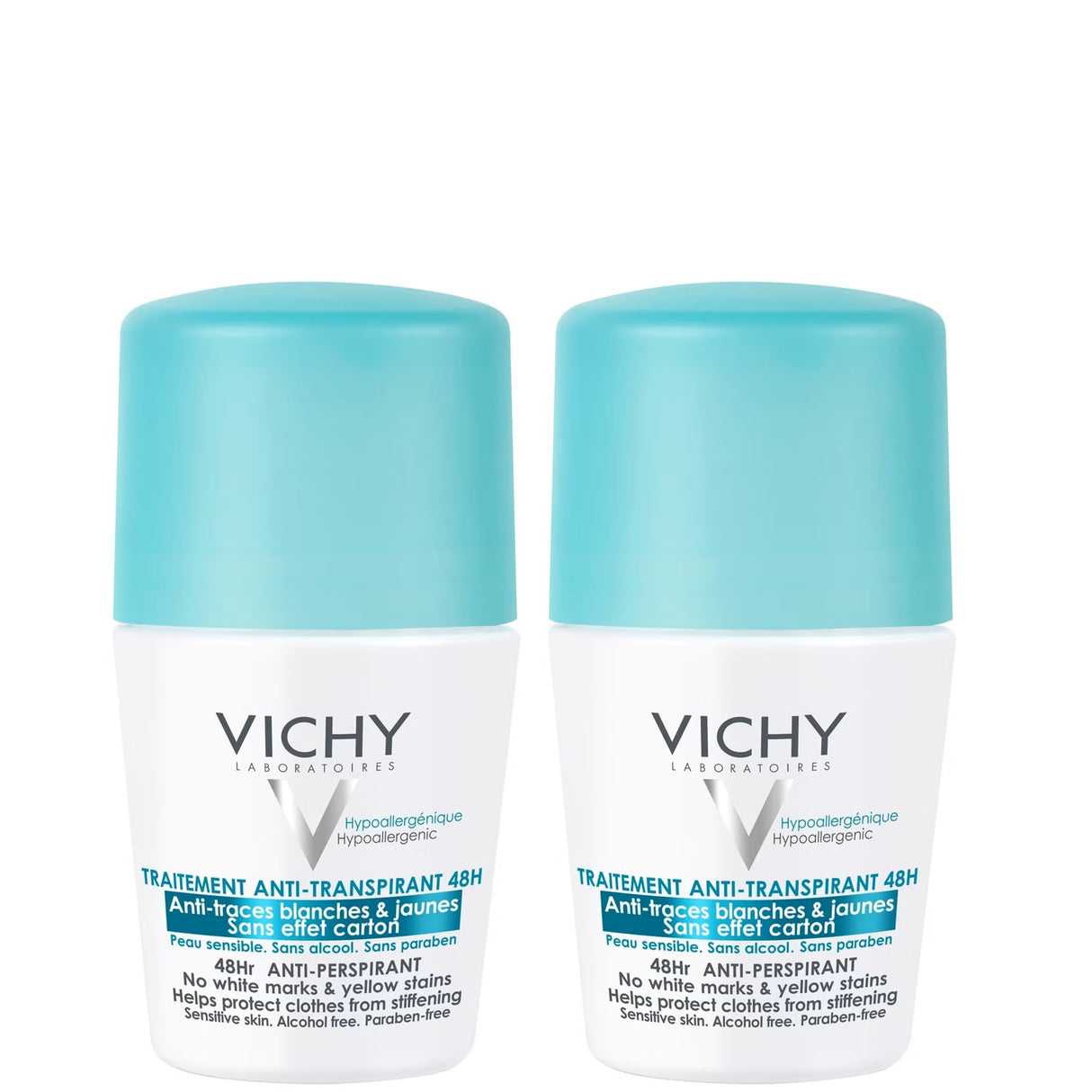 Vichy Deodorant No Marks Roll-On Bundle