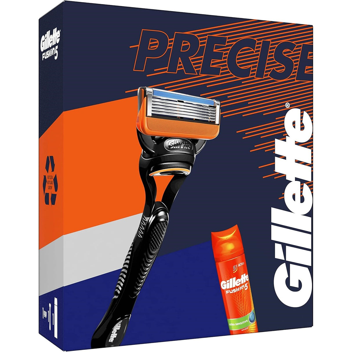 Gillette Fusion5 Razor + Shaving Gel Gift Set