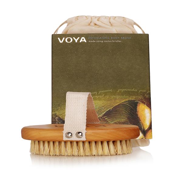 Voya-Exfoliating-Body-Brush-&-Organic-Pouch