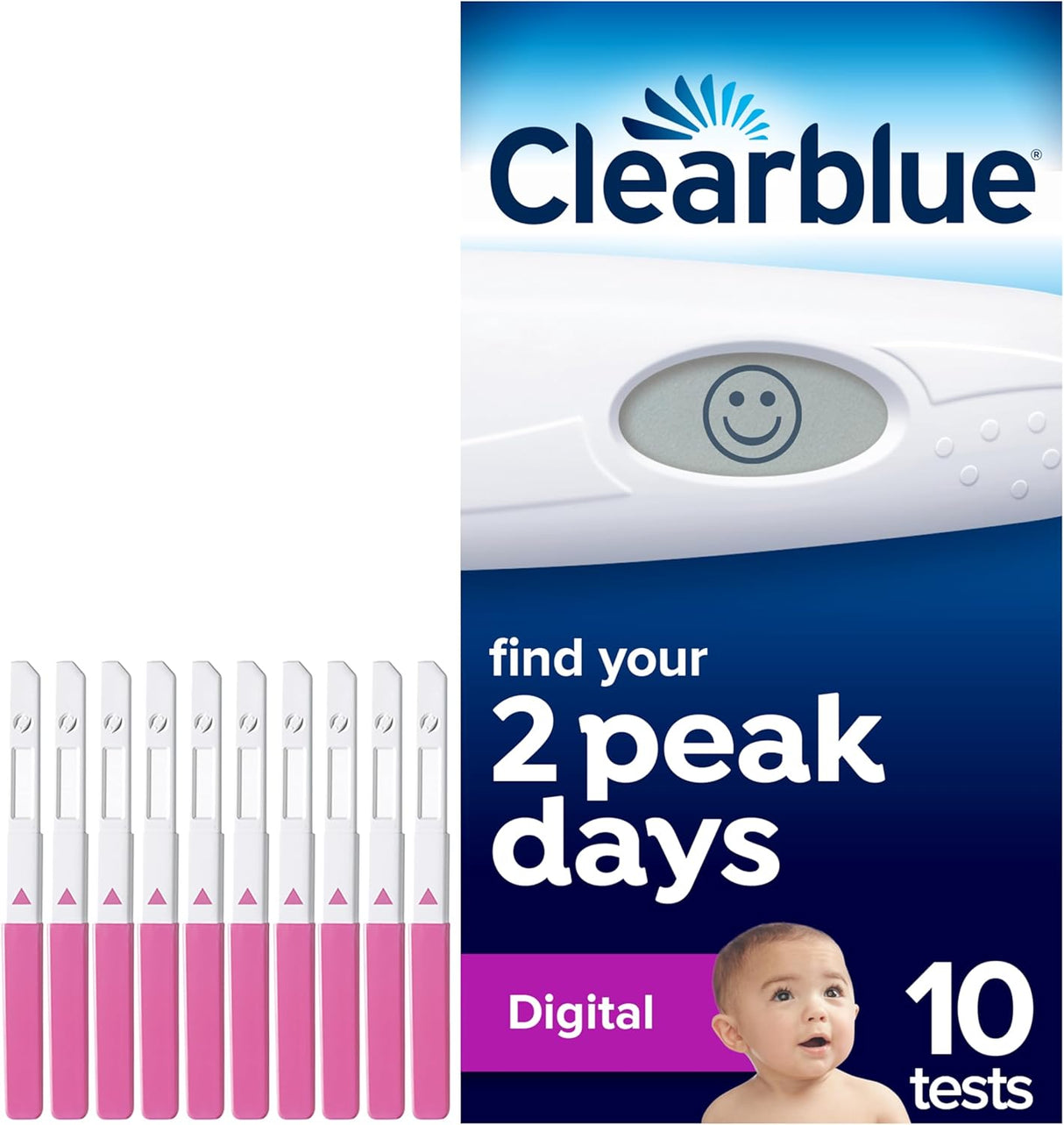 Clearblue Digital Ovulation Test - 10 Pack