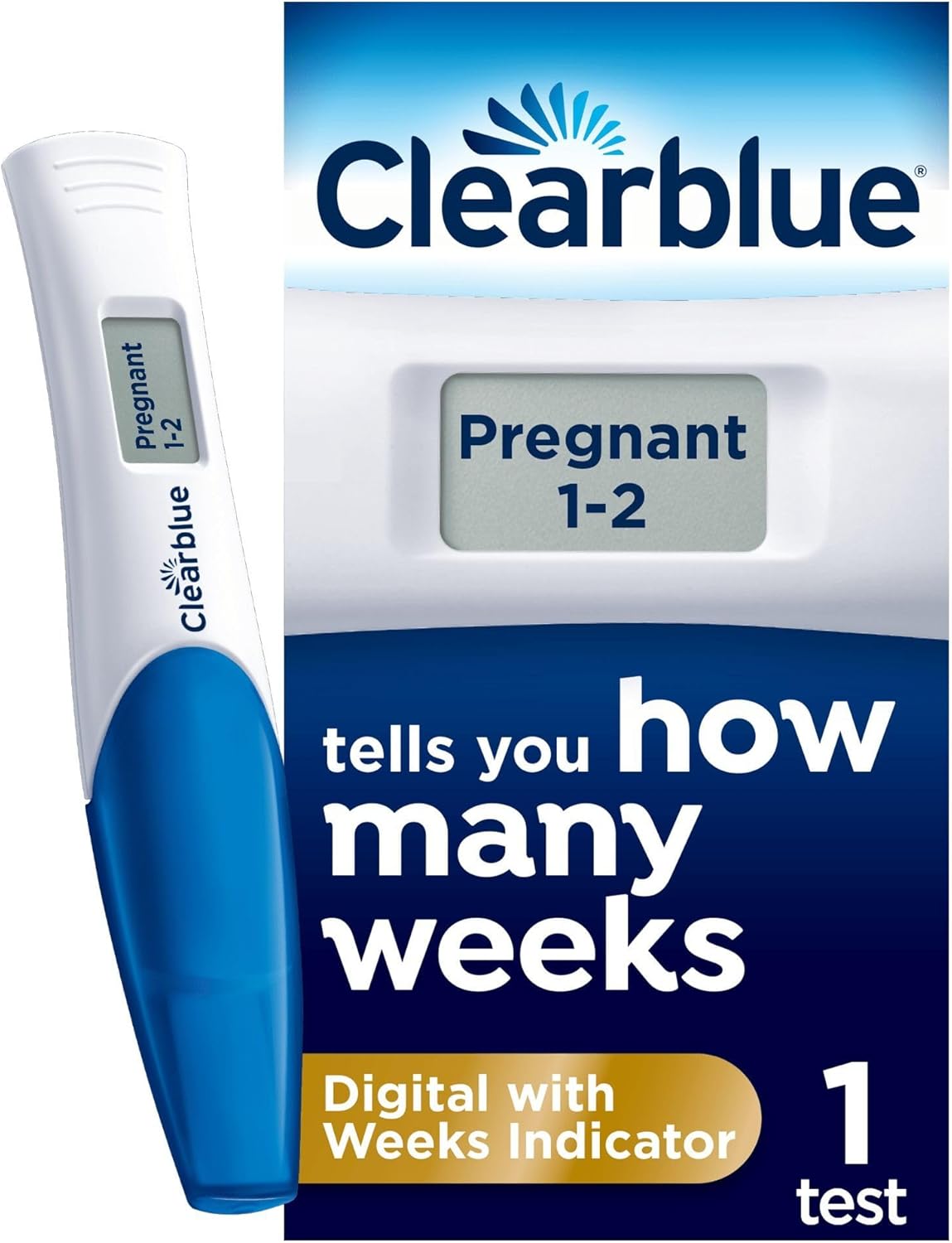 Clearblue Pregnancy Test with Weeks Indicator - 1 Test