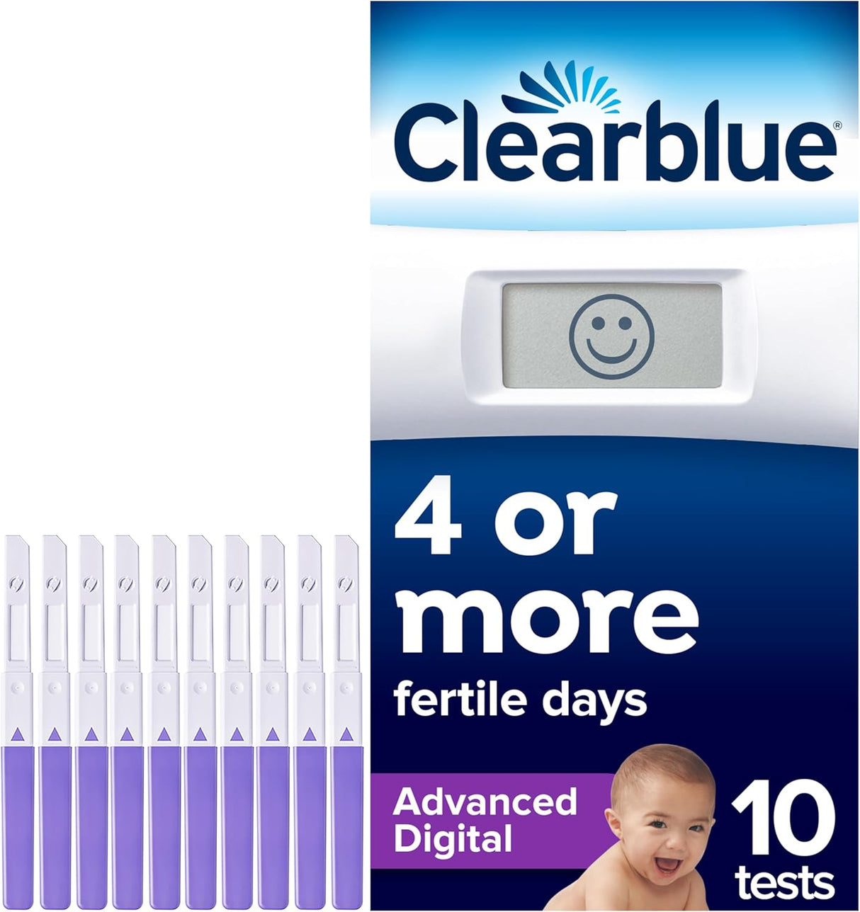 Clearblue Advanced Digital Ovulation Test - 10 Tests