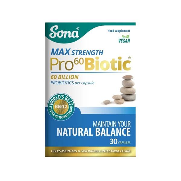 Sona-Pro60Biotic-Max-Strength-ProBiotics-30-capsules