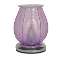 Aromatize-Electric-Wax-Melter-Touch-Ribbed-Lilac-Lustre-18cm