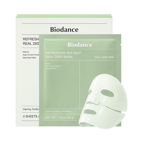 Biodance Refreshing Sea Kelp Real Deep Mask x 4 BIO4576