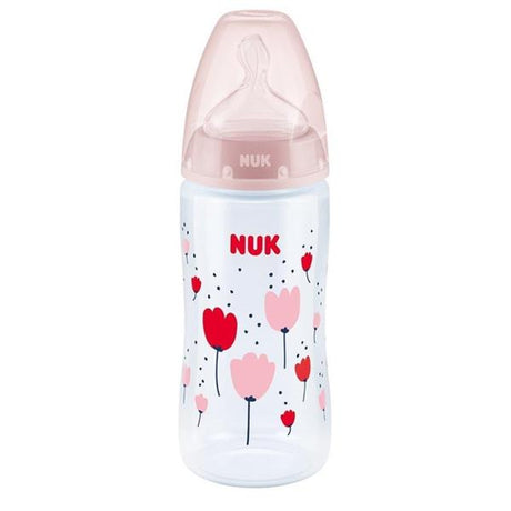 NUK-First-Choice-+-Silicone-300ml-Bottle-(Assorted-Colours)