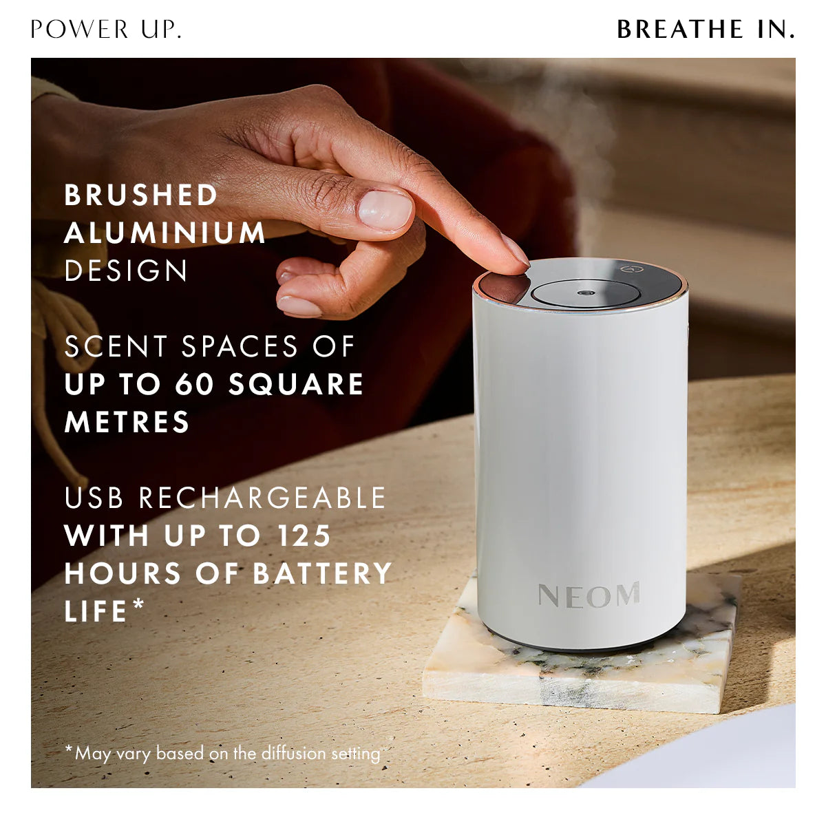 Neom Organics Wellbeing Pod Mini+ Waterless Essential Oil Diffuser