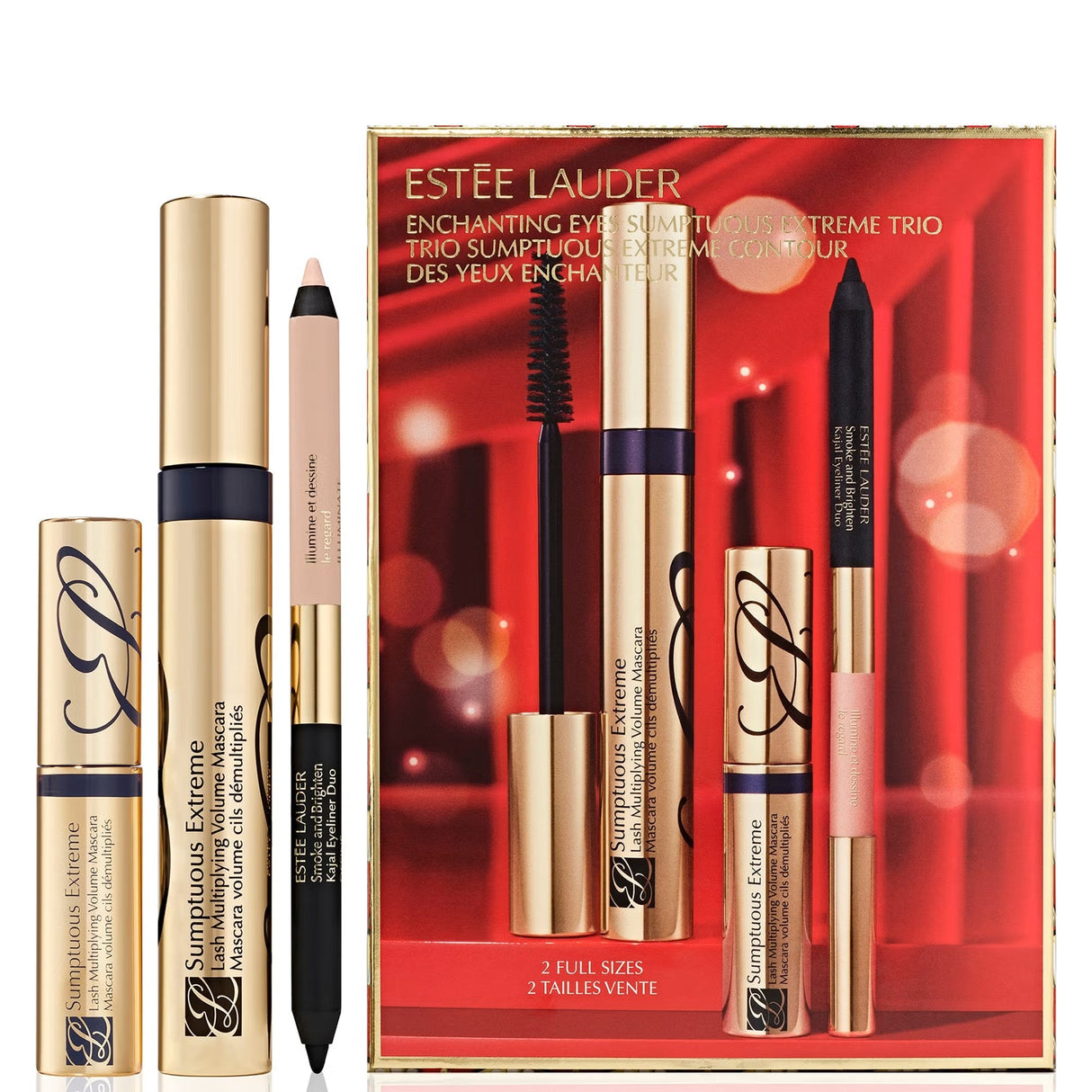 Estee Lauder Enchanting Eyes Sumptuous Extreme Trio Holiday Makeup Gift Set