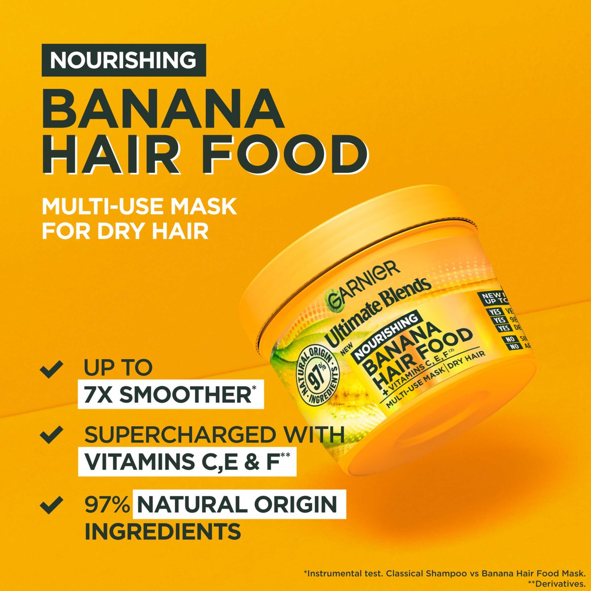 Garnier Nourishing Banana & Shea Butter Supercharged Hair Food Mask