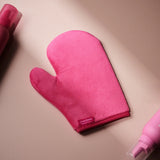 Cocoa Brown Velvet Self Tan Mitt with Thumb