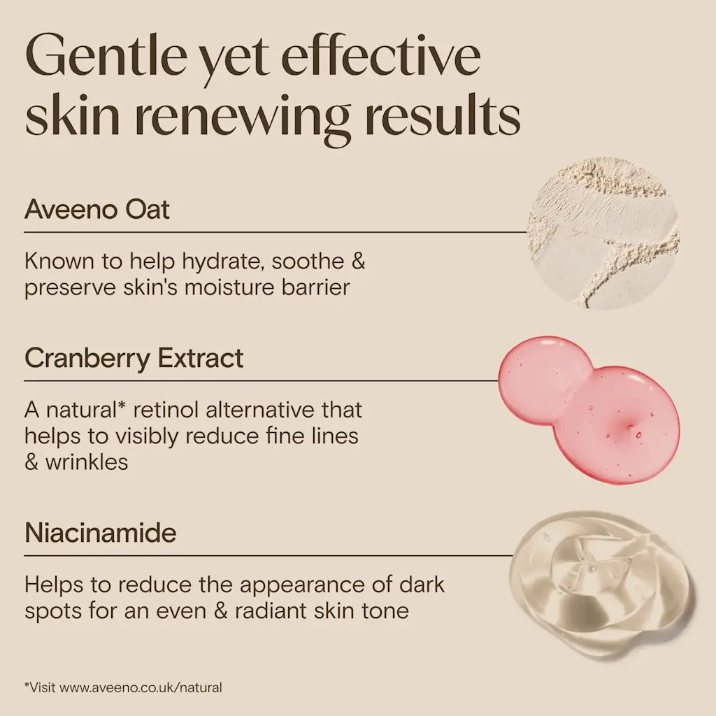 Aveeno Calm + Restore Age Renewal Face Cream 50ml