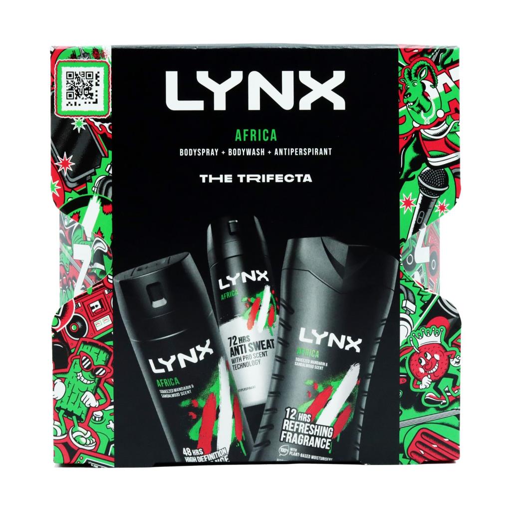 Lynx Africa Trio Gift Set