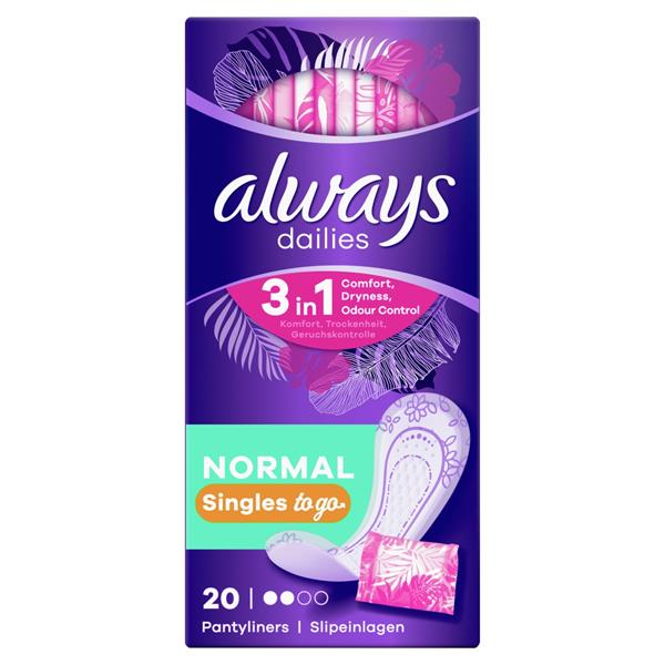 Always-Dailies-Singles-Panty-Liners-Normal-20-Pack