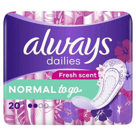 Always-Dailies-Singles-To-Go-Panty-Liners-Fresh-20-Pack