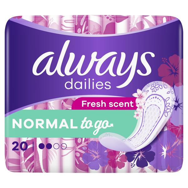 Always-Dailies-Singles-To-Go-Panty-Liners-Fresh-20-Pack