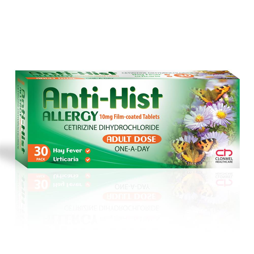 Anti-Hist Allergy 10mg 30 Tablets