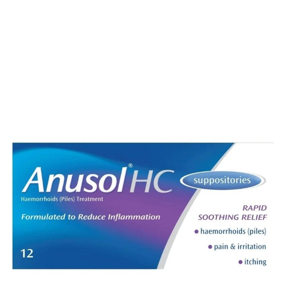 Anusol HC Suppositories 12 Pack