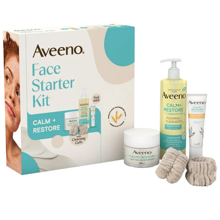 Aveeno Calm + Restore Face Starter Christmas Gift Set 2026