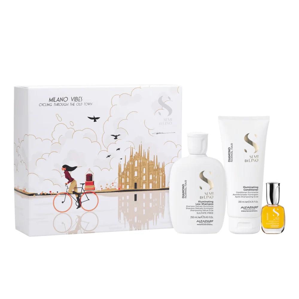 Alfaparf Semi di Lino Diamond Gift Set | Shine Haircare