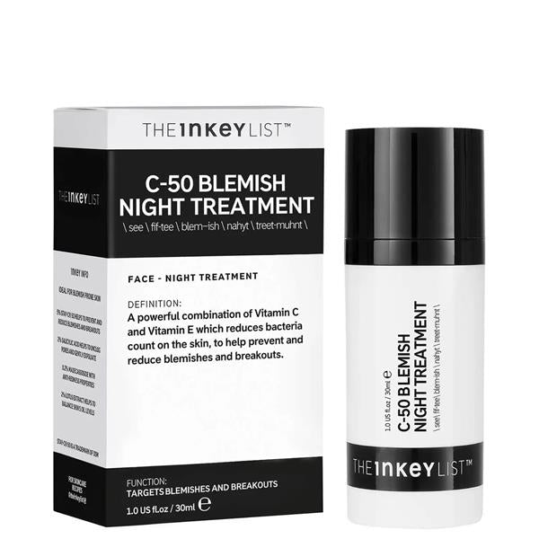 The Inkey List C-50 Blemish Night Treatment 30ml