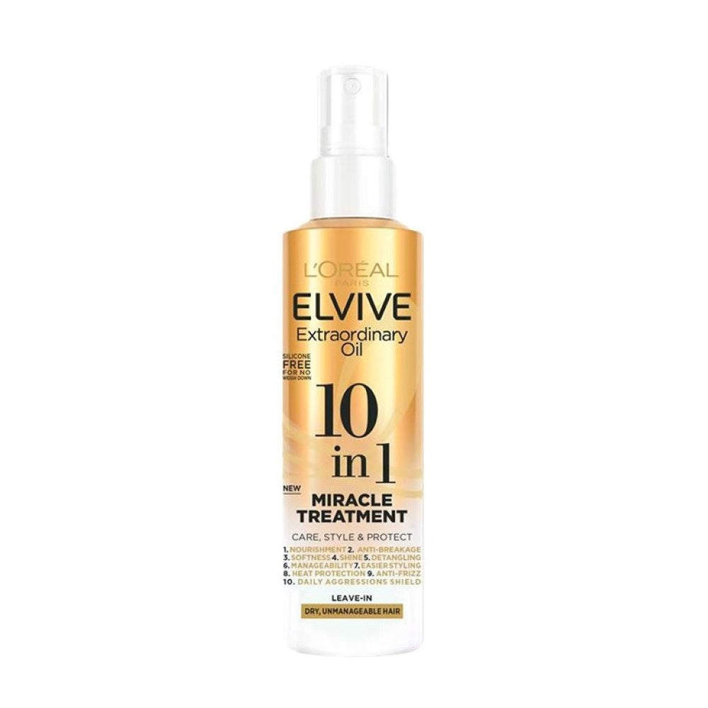L'Oreal Elvive Extraordinary Oil 10 in 1 Miracle Treatment Leave-In Spray 150ml