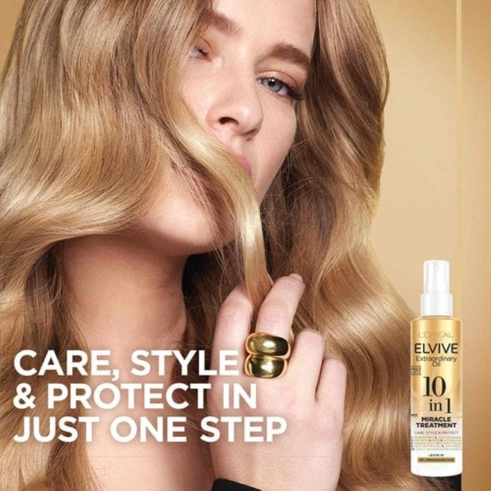 L'Oreal Elvive Extraordinary Oil 10 in 1 Miracle Treatment Leave-In Spray 150ml