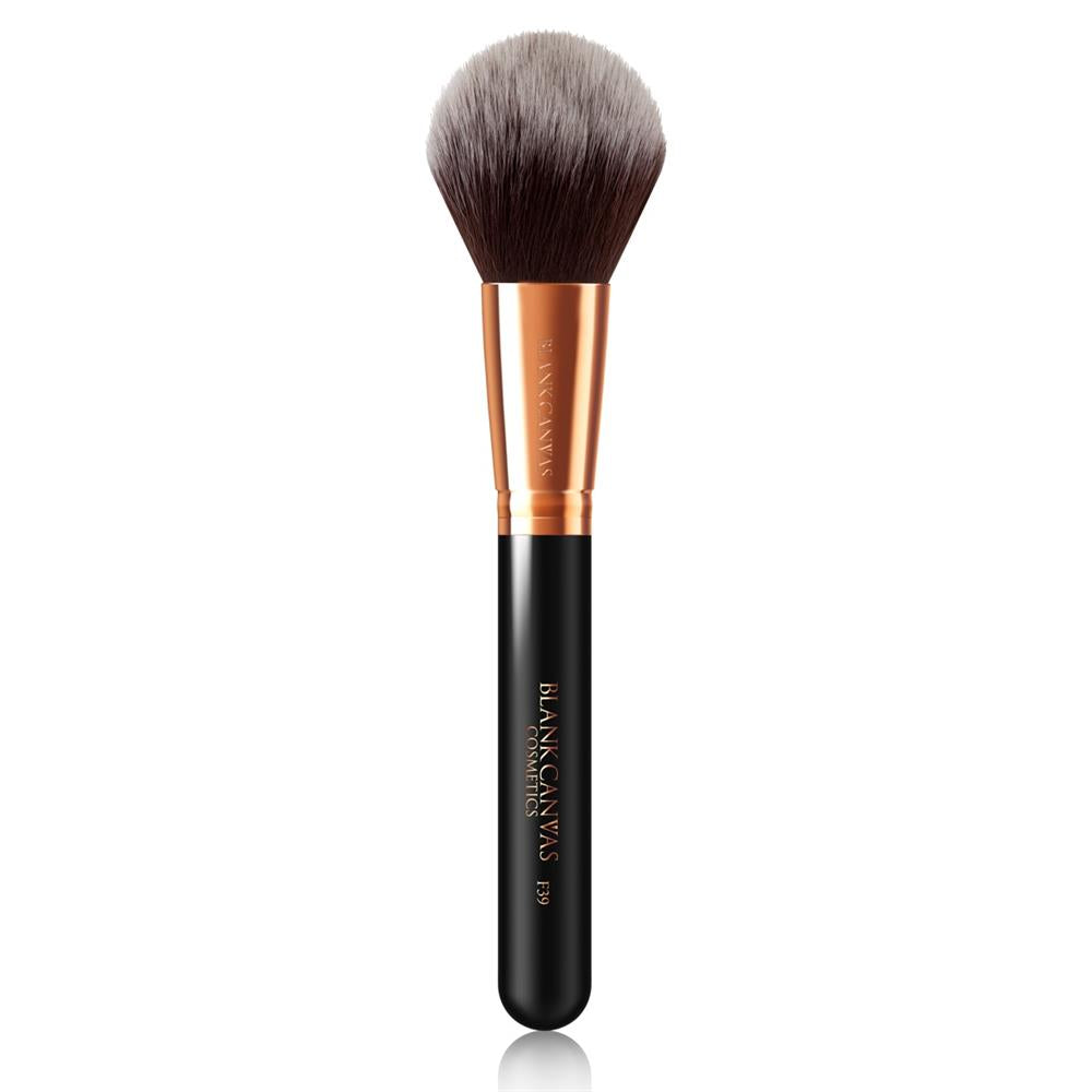 Blank Canvas F39 Dome Powder Brush Rose Gold Black