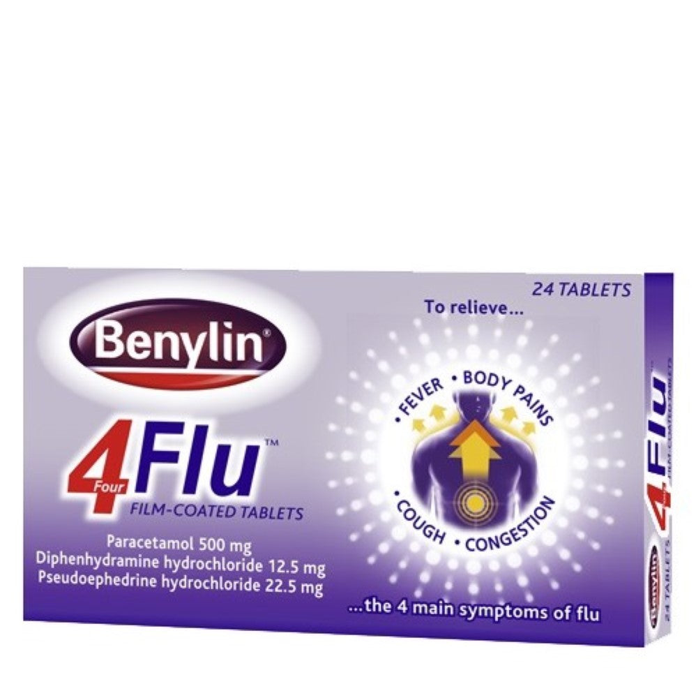 Benylin 4 Flu 24 Tablets