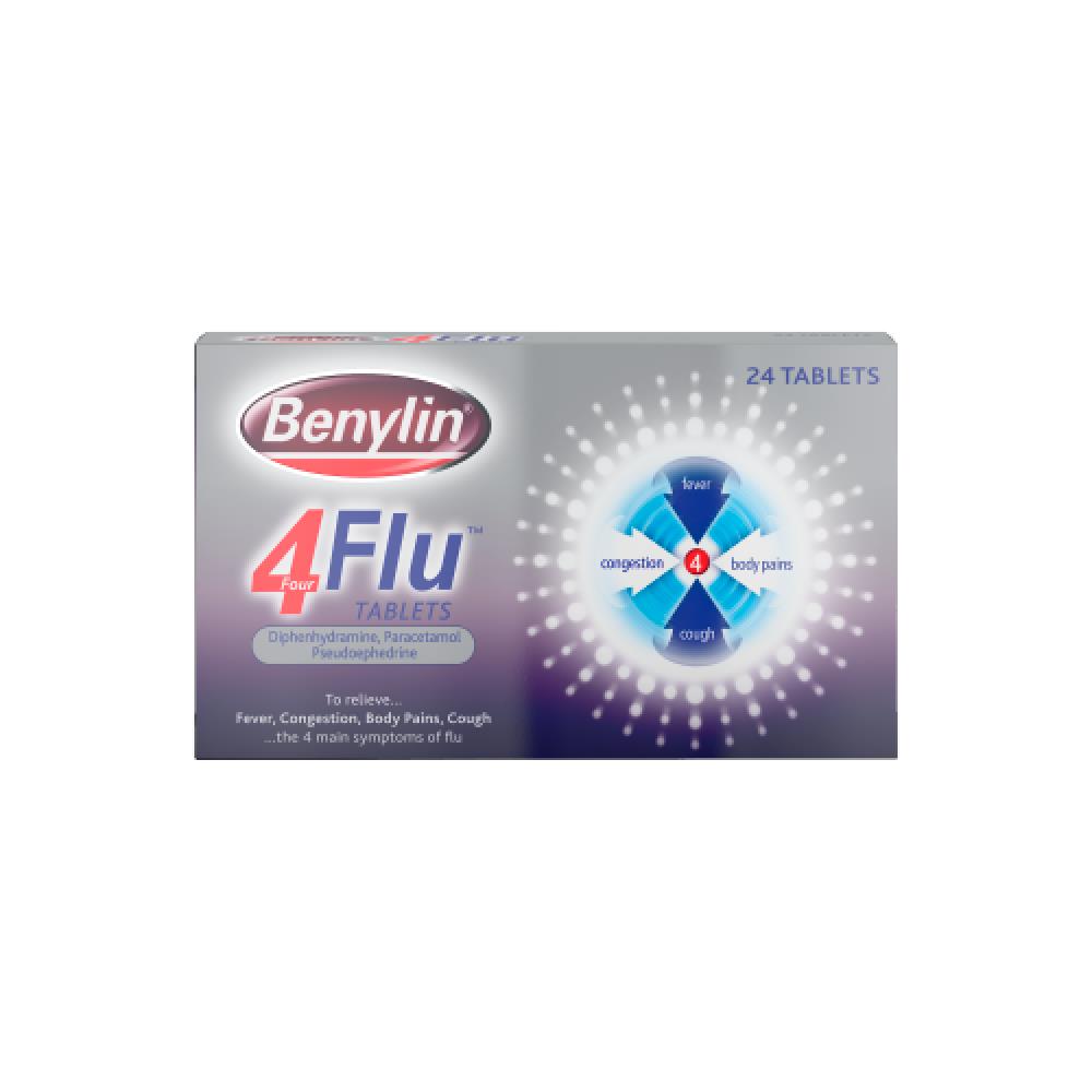 Benylin 4 Flu 24 Tablets