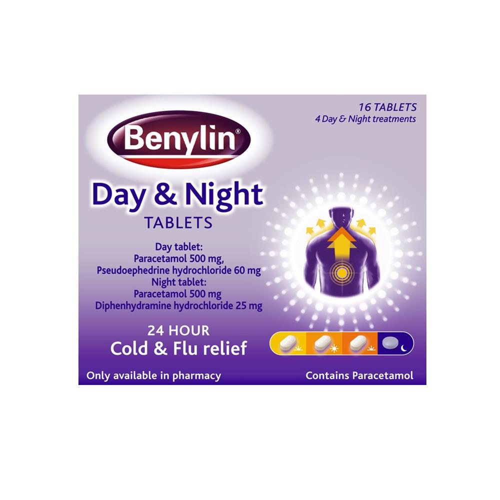 Benylin Day & Night 16 Tablets