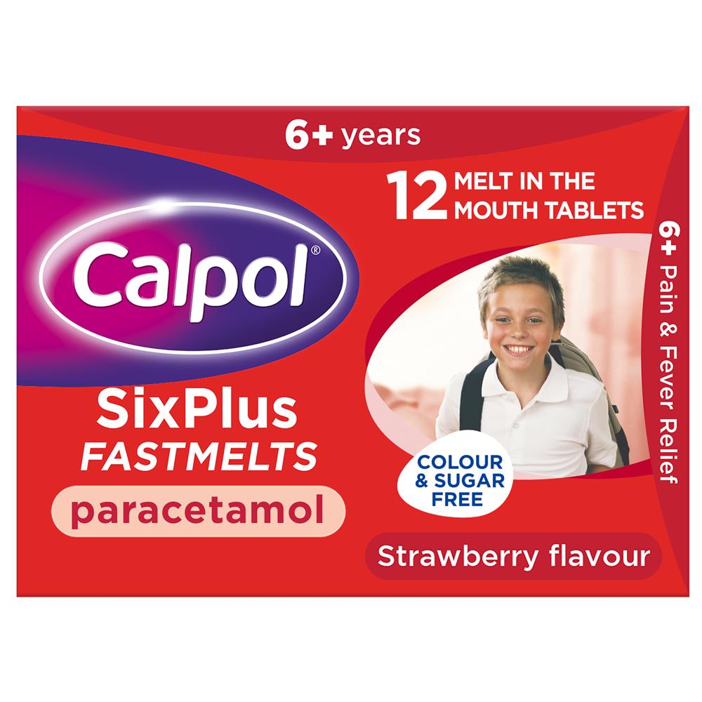 Calpol Sixplus Fastmelts 12 Pack