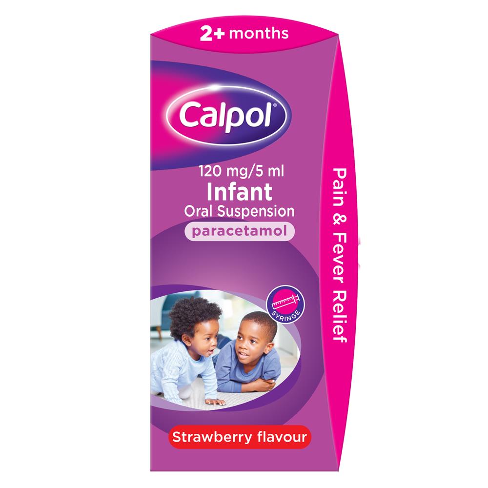 Calpol Infant Suspension Strawberry flavour 60ml