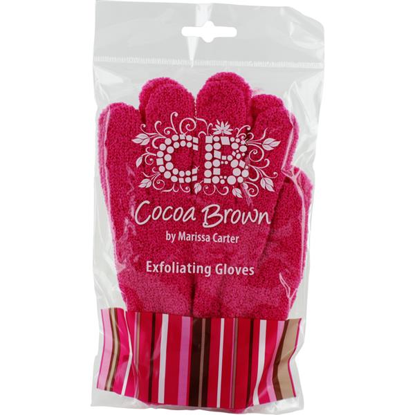 Cocoa-Brown-Exfoliating-Gloves