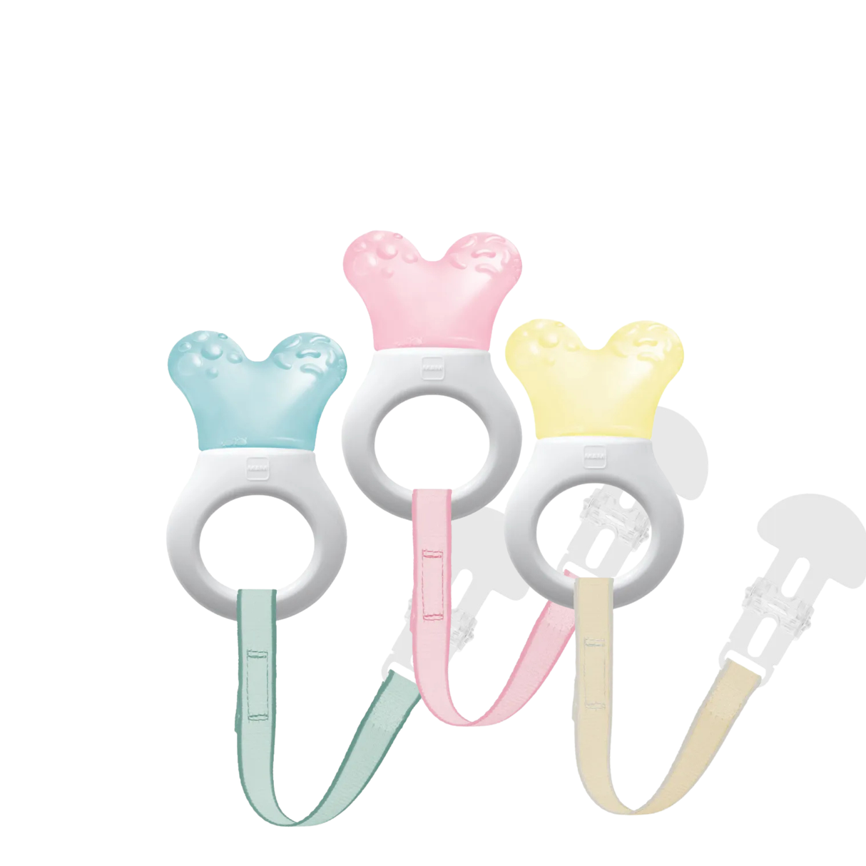 MAM Mini Cooler & Clip - Teether (Varied Colours)