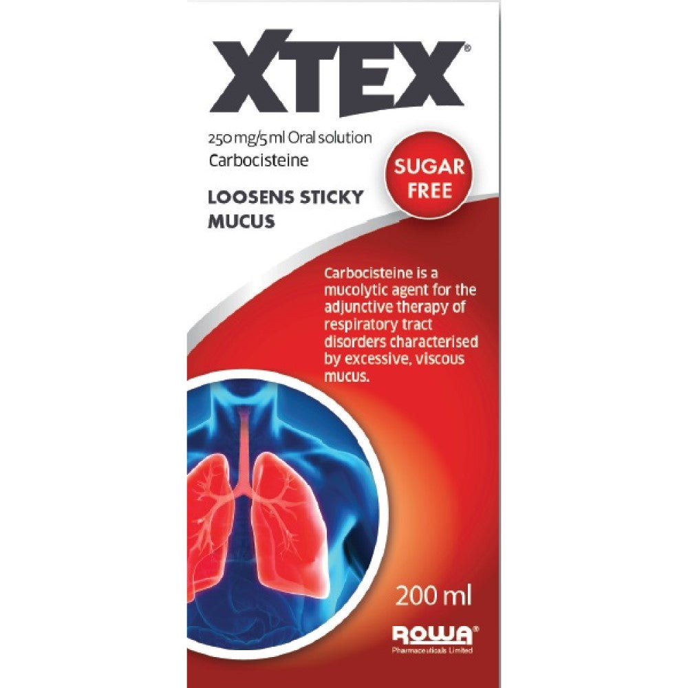 Xtex 250mg/5ml Oral Solution 200ml