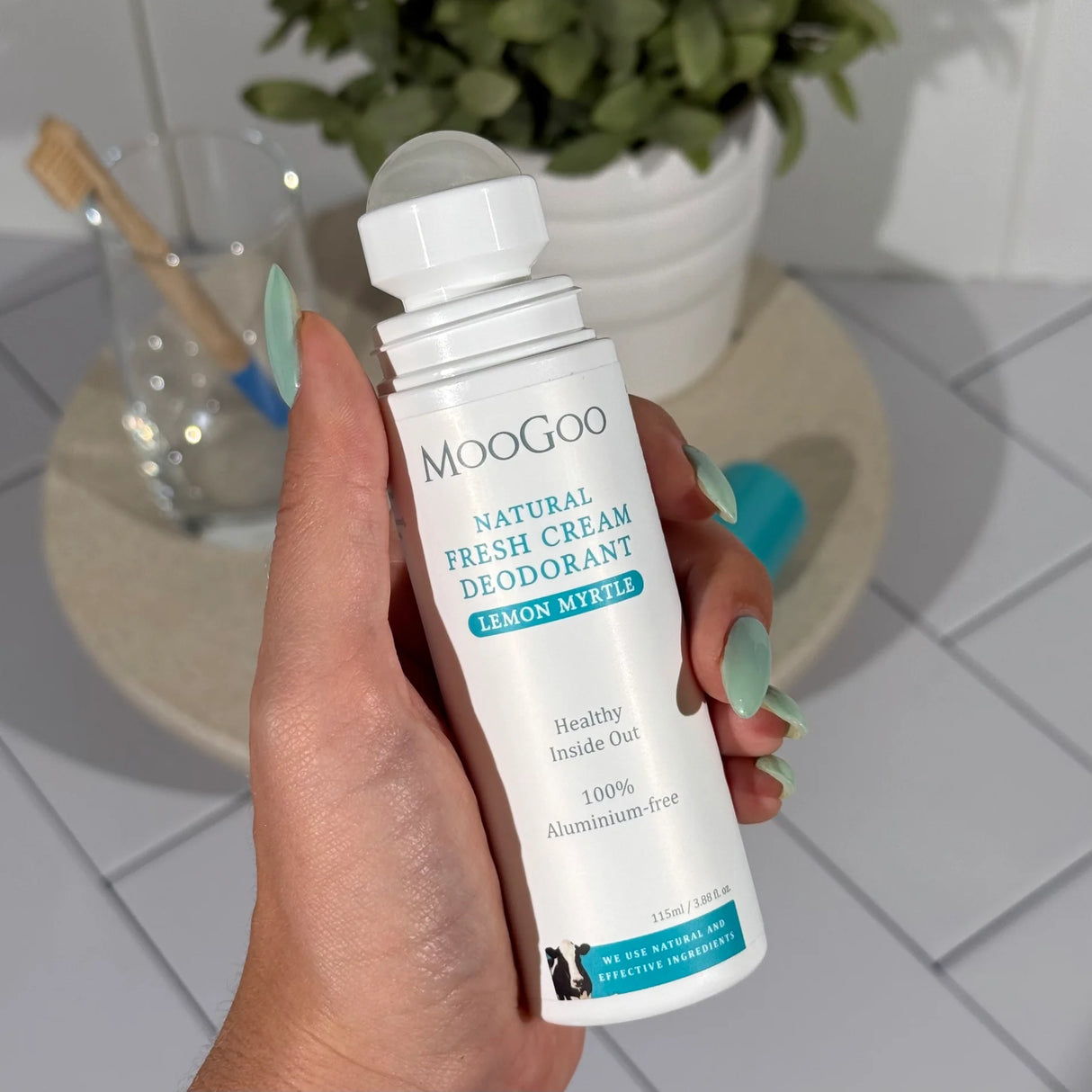 MooGoo Fresh Cream Deodorant - Lemon Myrtle 115ml