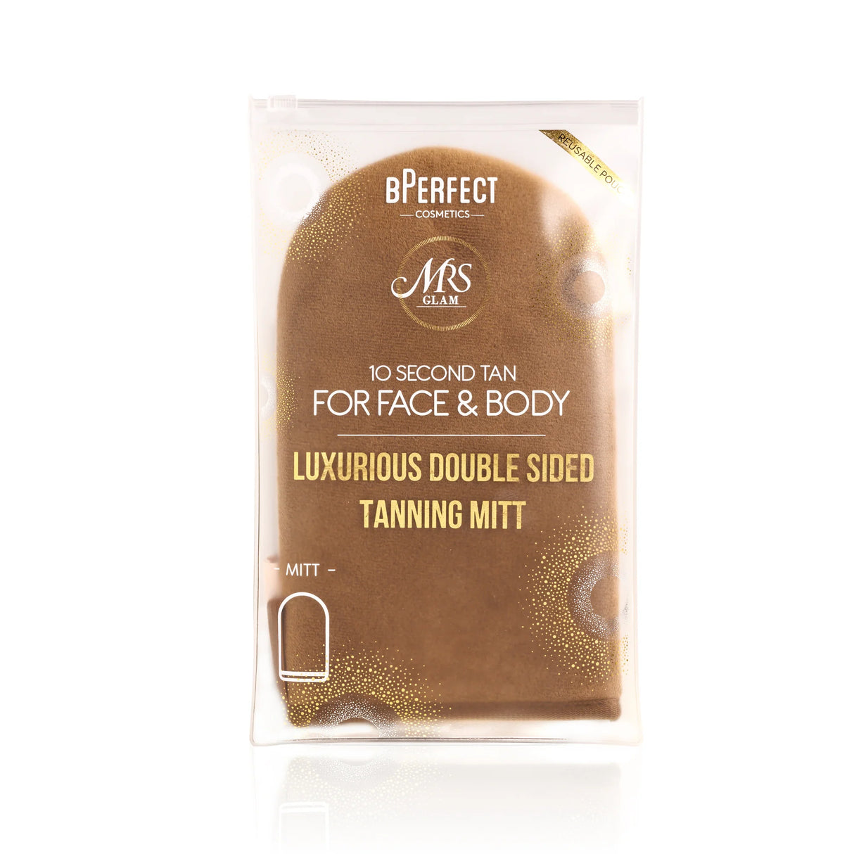 BPerfect X Mrs Glam Luxurious Double Velvet Tanning Mitt