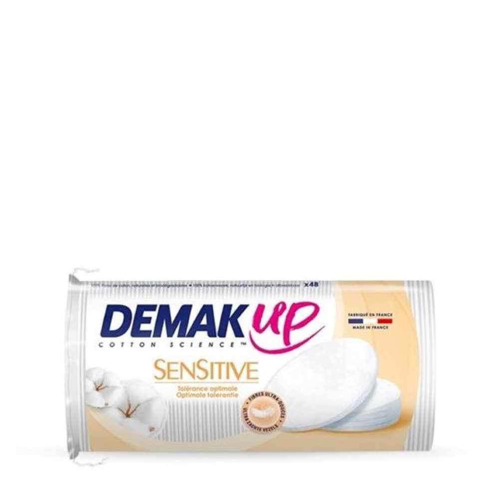 Demak'Up Sensitive Cotton Oval Pads 48 Pack