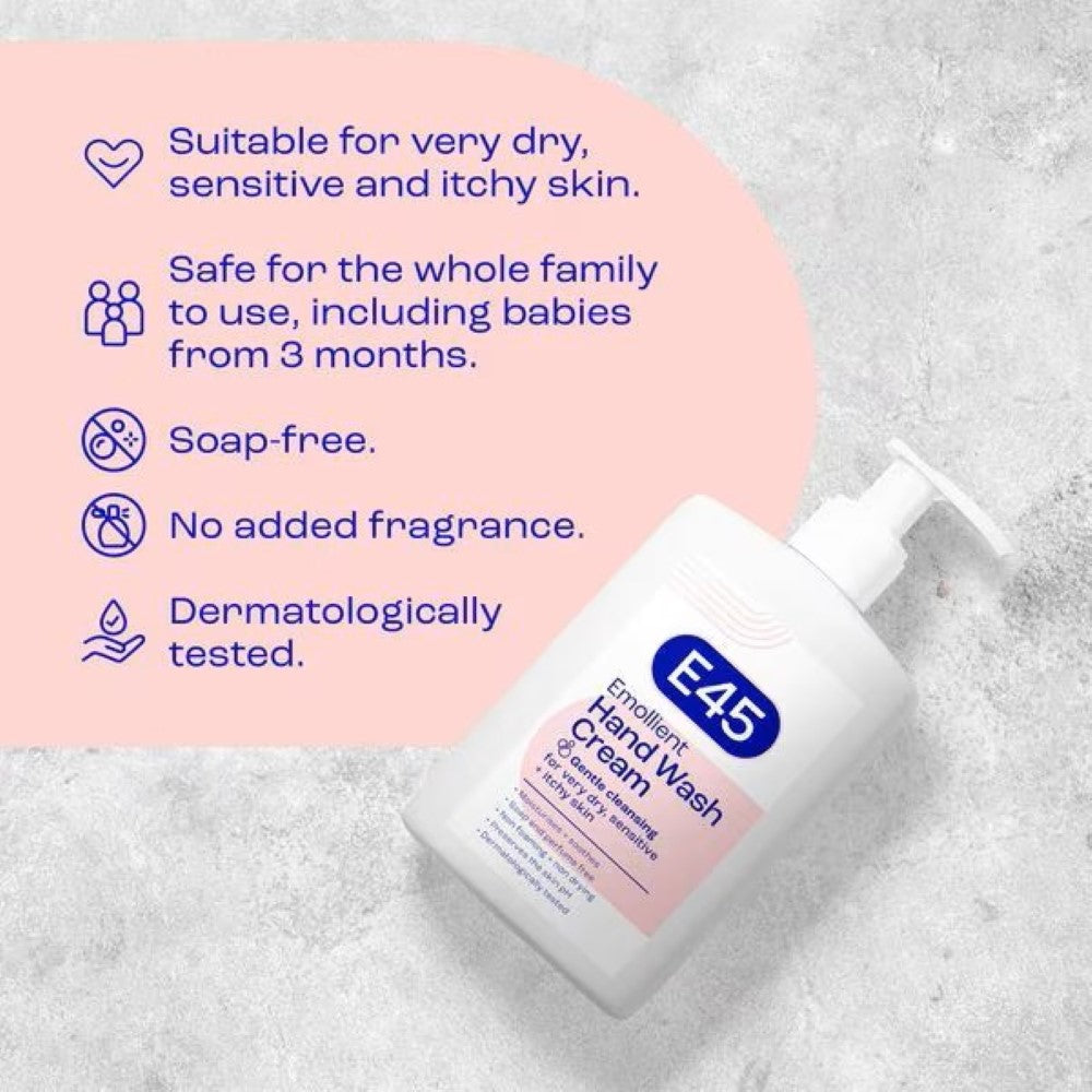 E45 Emollient Wash Cream 250ml