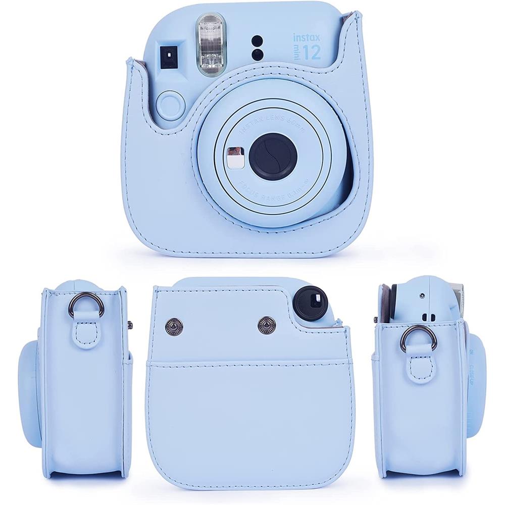 Instax Mini 12 Camera Case Pastel Blue