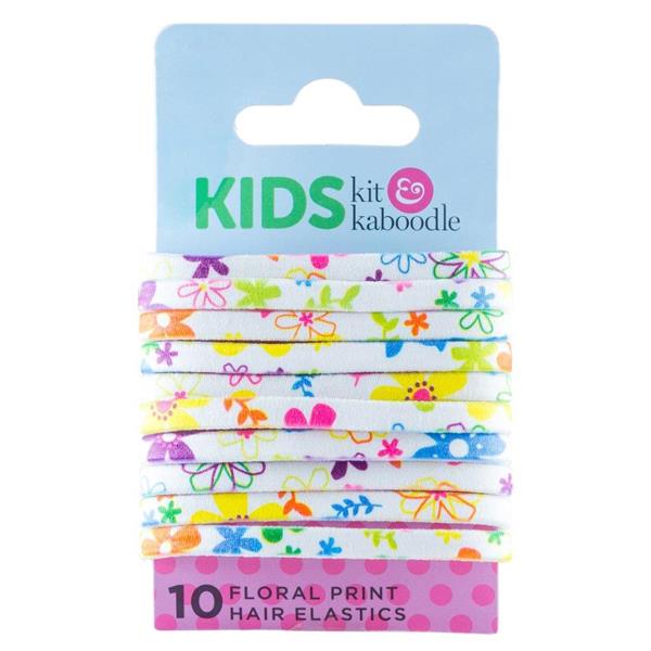 Kit-&-Kaboodle-Kids-Floral-Print-Elastics-10-Pack