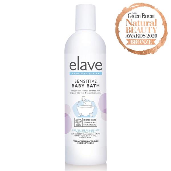 Elave Baby Bath 400ml Gentle, Hypoallergenic Cleanser for Baby's