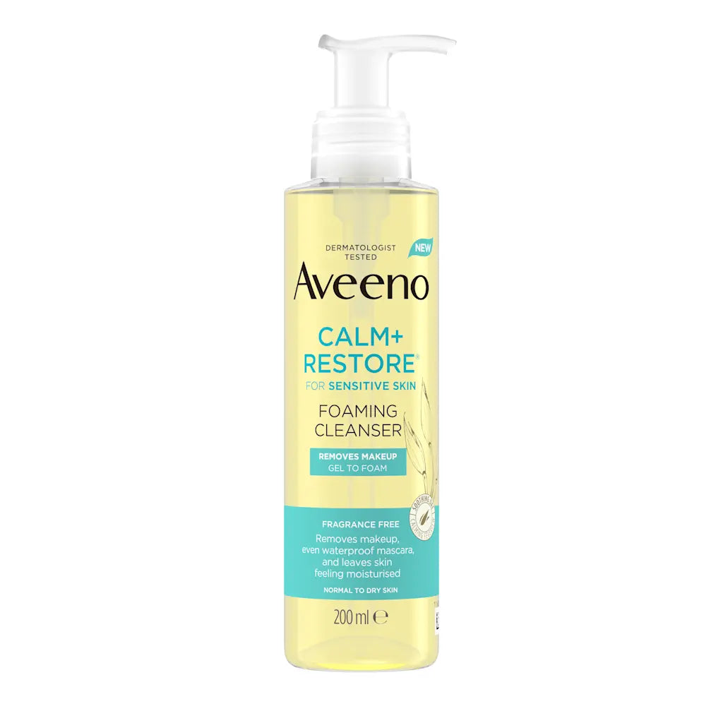 Aveeno Calm + Restore Foaming Cleanser 200ml