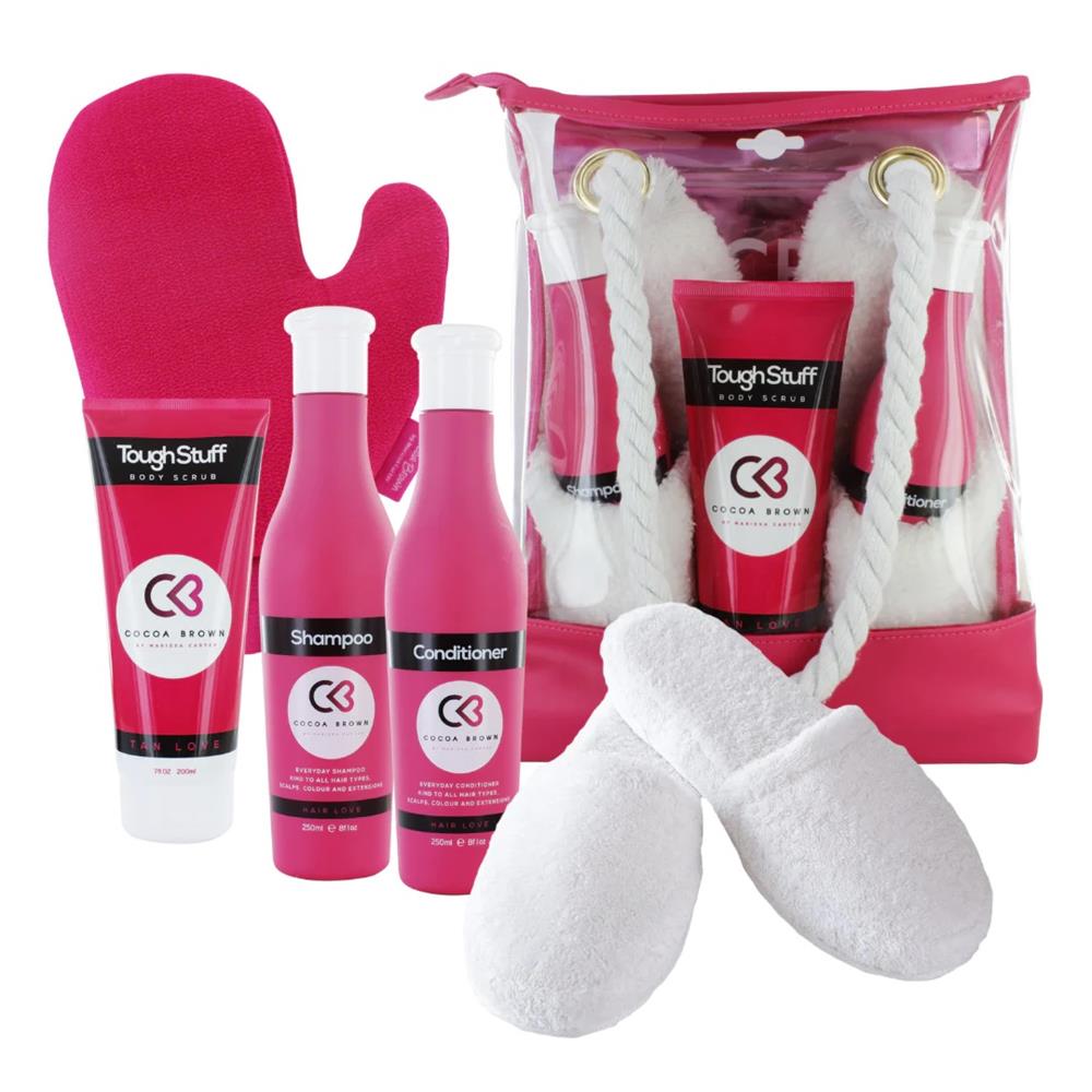 Cocoa Brown Slipper Gift Set