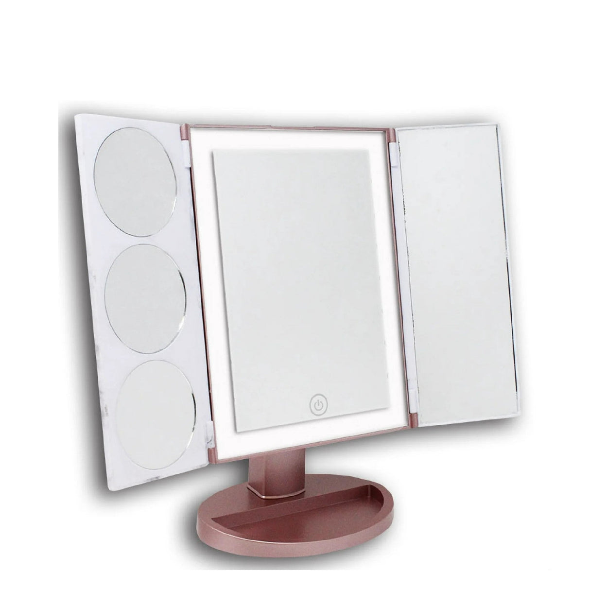 Onyx Love Ellie Giselle LED Trifold Makeup Mirror