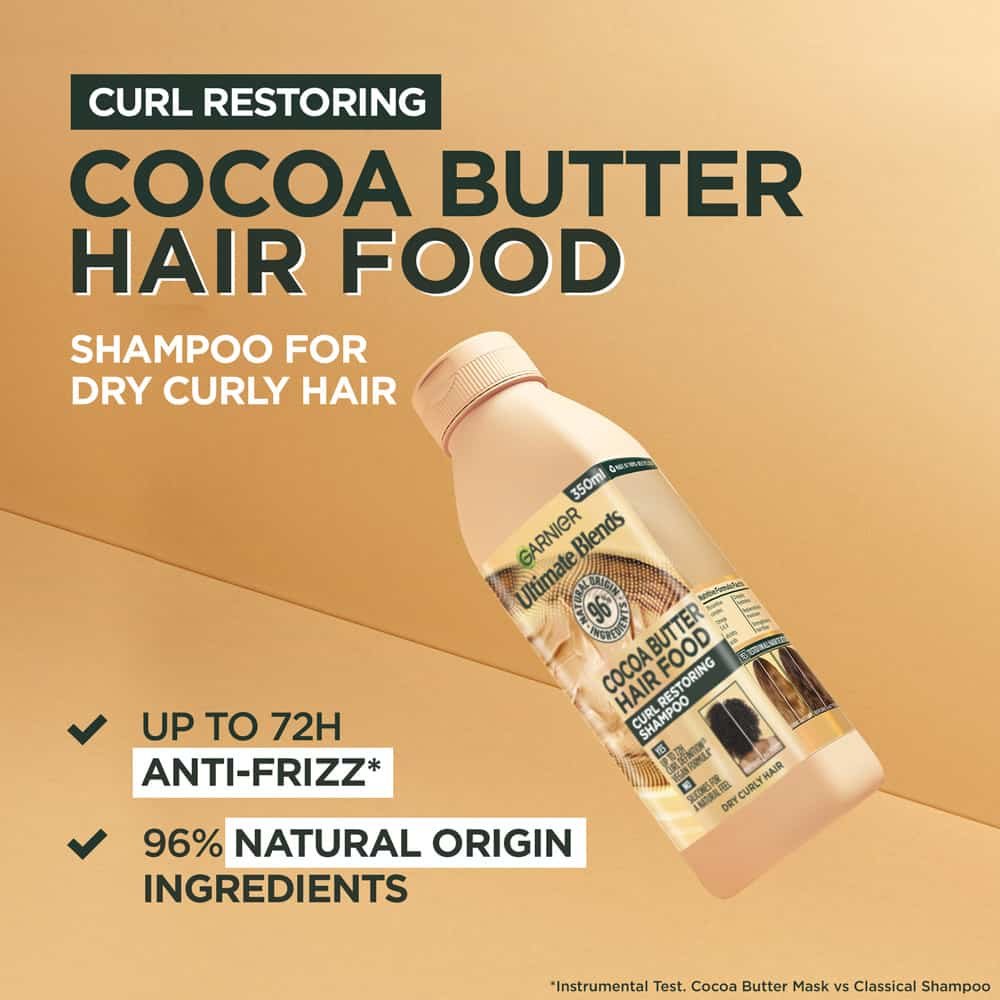 Garnier Restoring Cocoa Butter Hair Food Shampoo