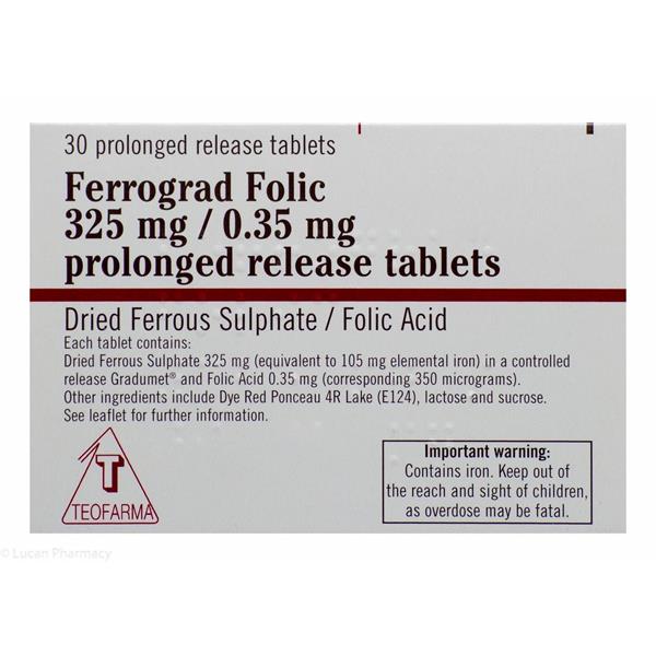 Ferrograd-Folic-325/0.35mg-Prolonged-Release-Tablets-30-Pack