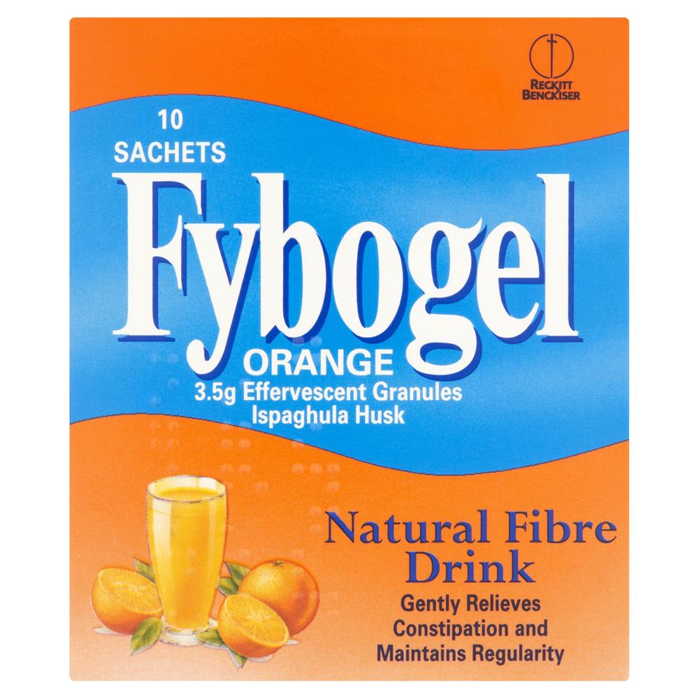 Fybogel Orange Natural Fibre Drink 10 Sachets