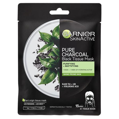 Garnier-Purifying-and-Hydrating-Charcoal-&-Black-Tea-Sheet-Mask