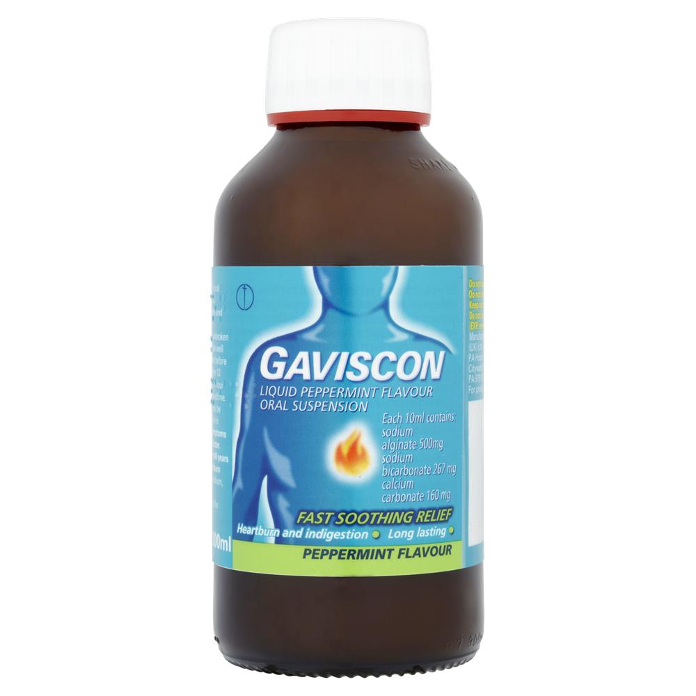 Gaviscon Liquid Peppermint Flavour Oral Suspension 300ml